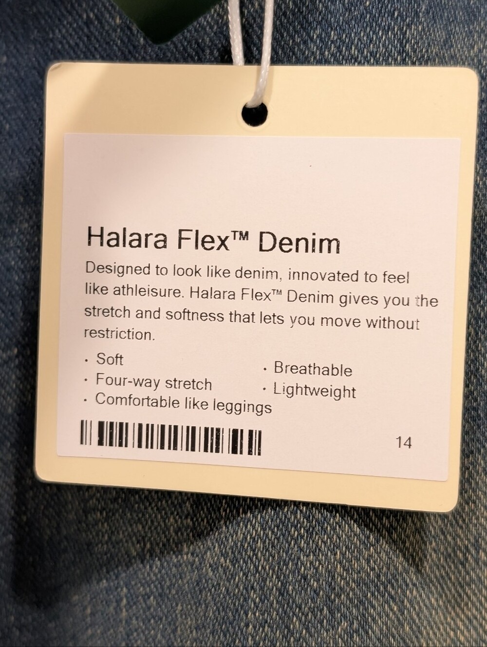Halara Flex™ Asymmetric Low Rise Baggy Wide Leg Jeans Medium Tall NWT - Picture 7 of 9